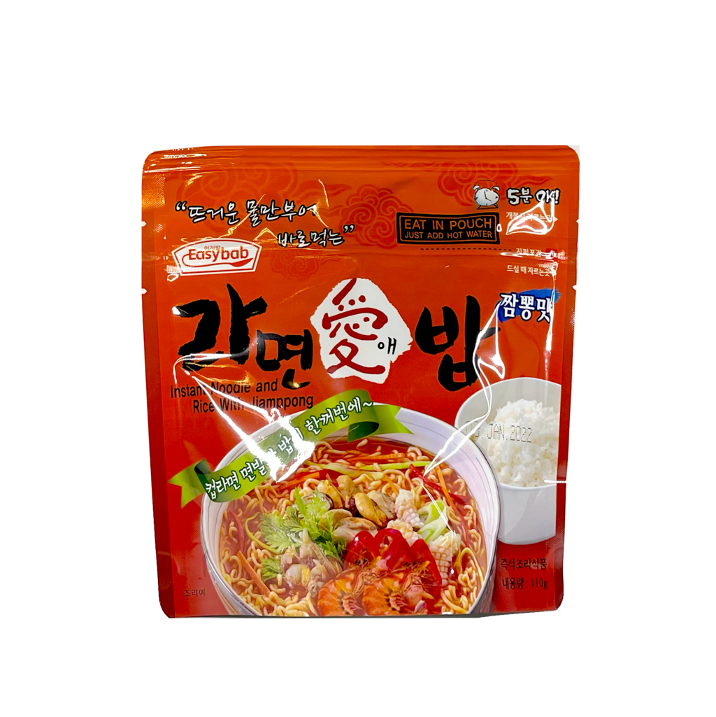 Instant Rice / Noodles Jjamppong 110g Easybab Korean