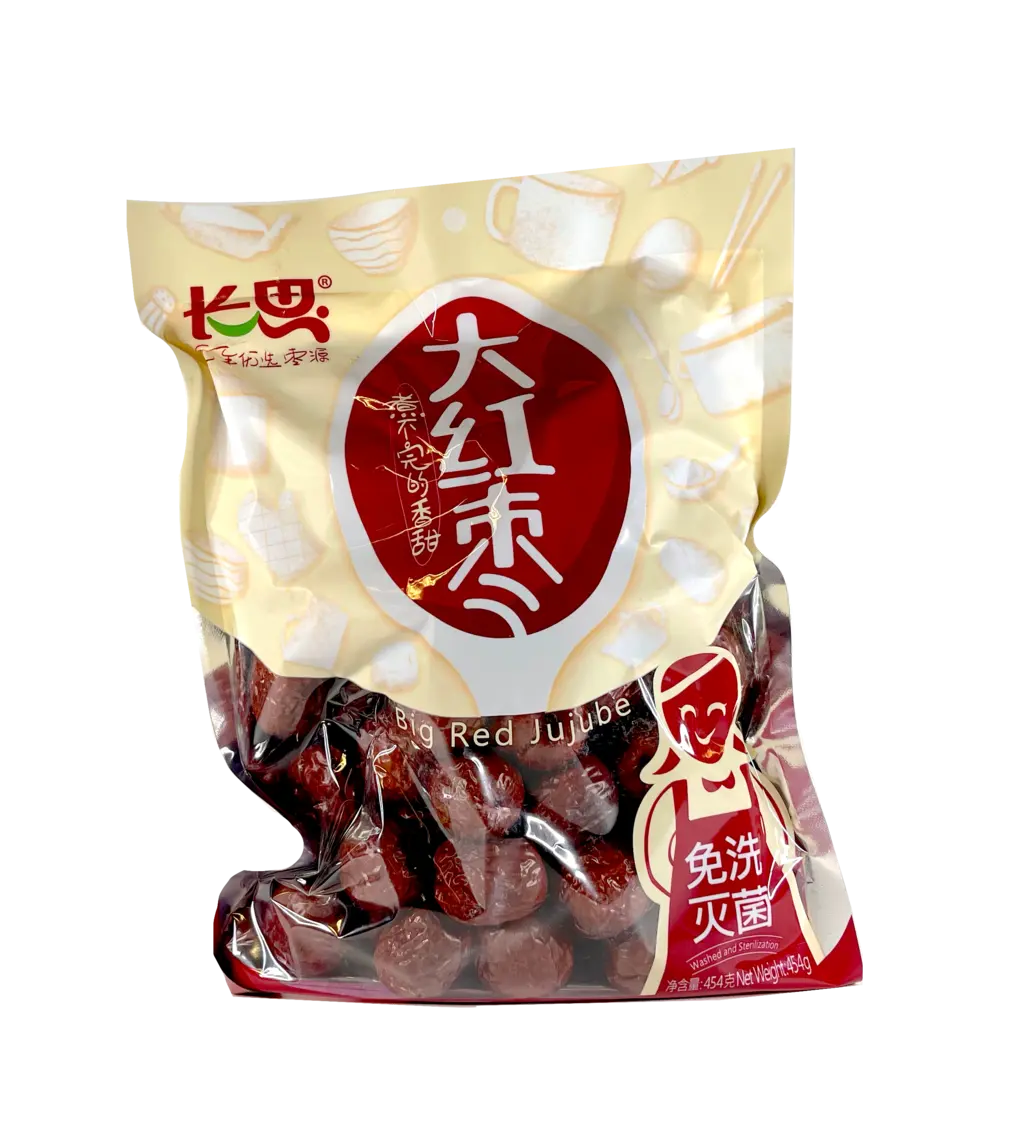 Jujubär Stora/Röd 454g - Da Hong Zao Chang Si Kina