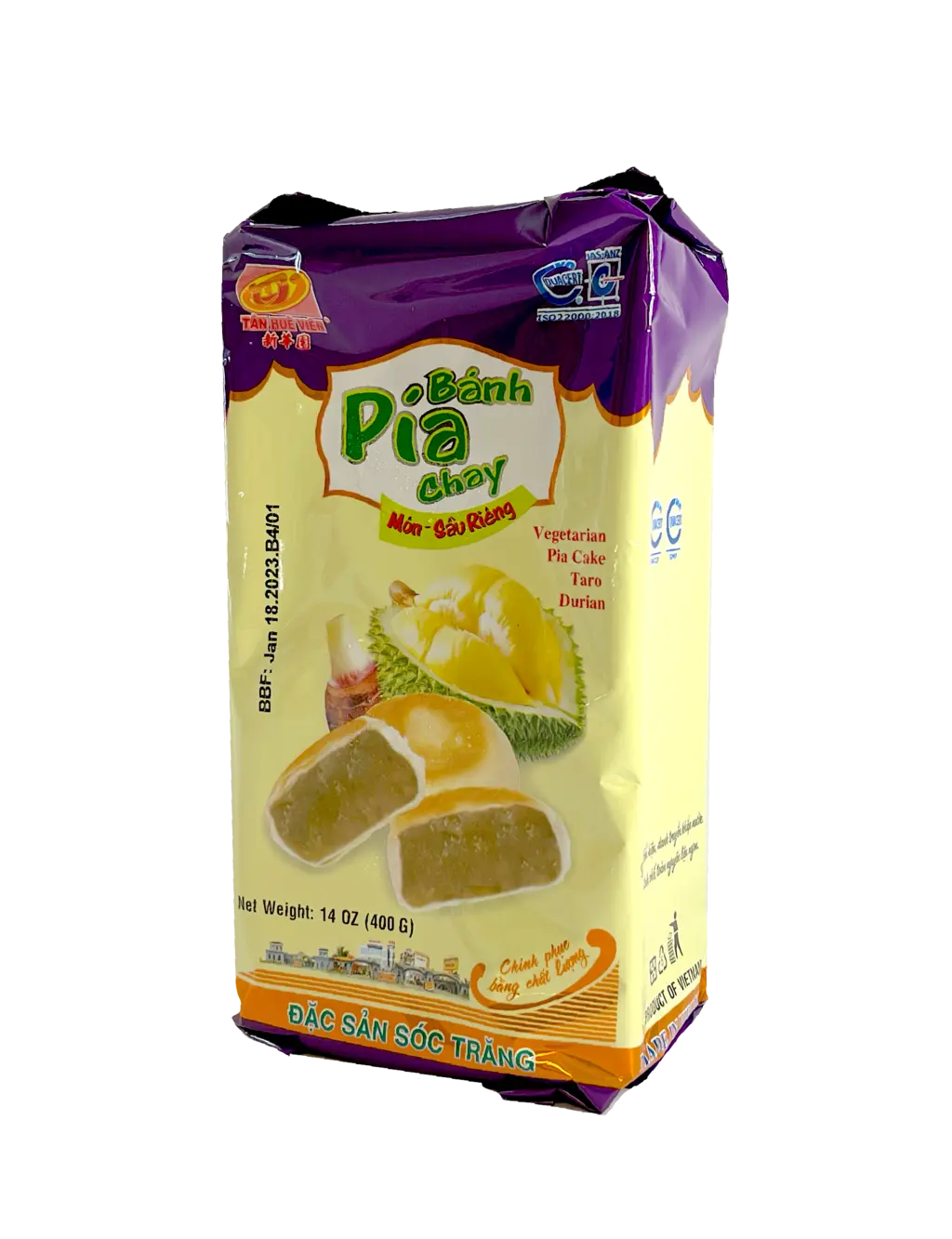 Kaka Taro/Durian Fryst 400g - TÁN HUÊ VIÊN Vietnam