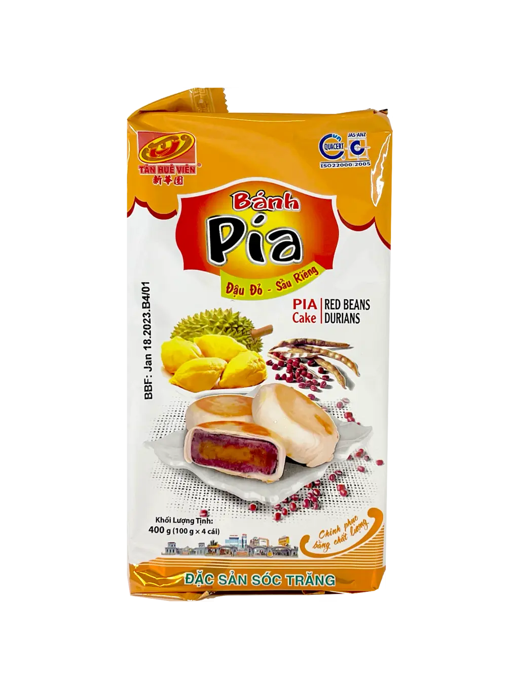 Kaka Rödbön/Durian Fryst 400g - TÁN HUÊ VIÊN Vietnam