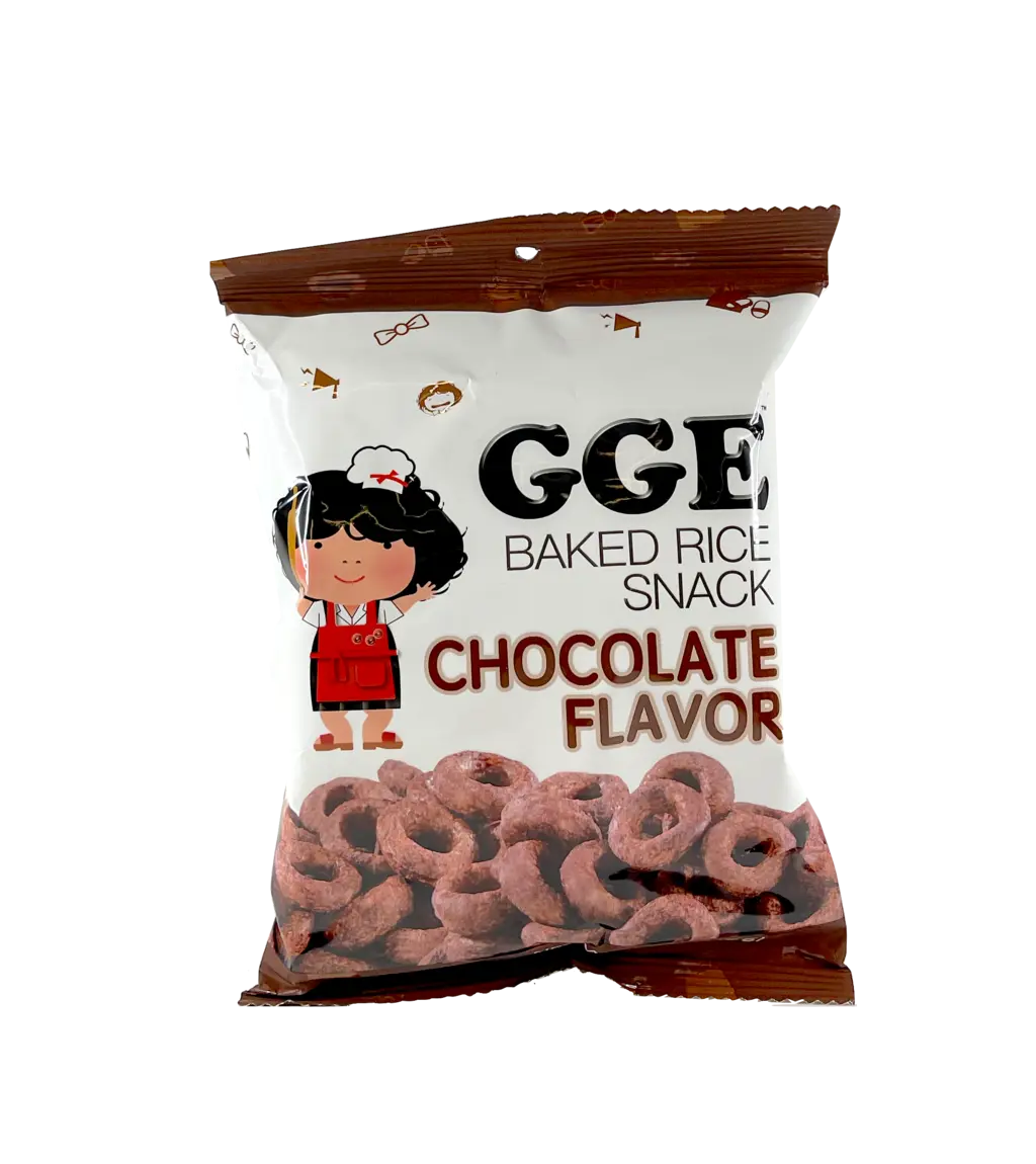 Snacks Rice Cracker Chocolate 45g GGE Taiwan