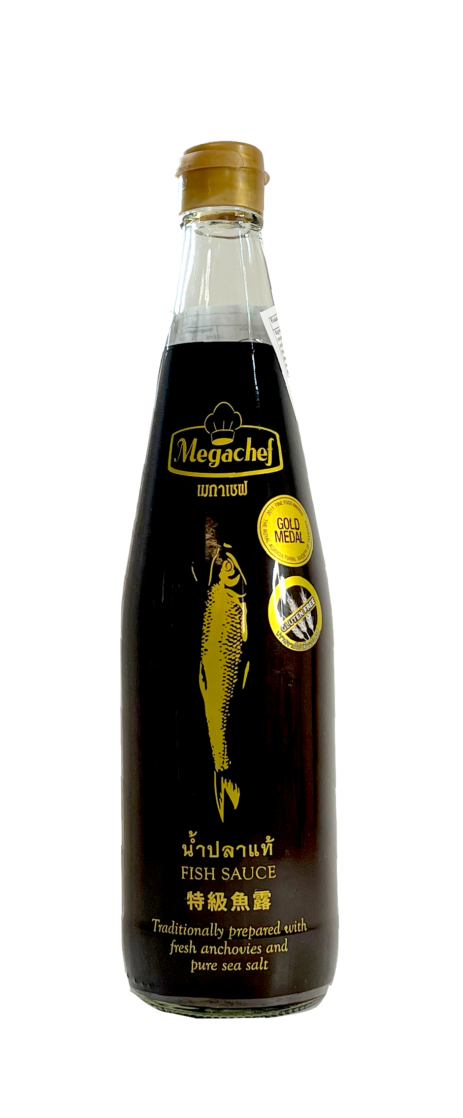 Fish Sauce Original 500ml Brown Bottle Megachef Thailand
