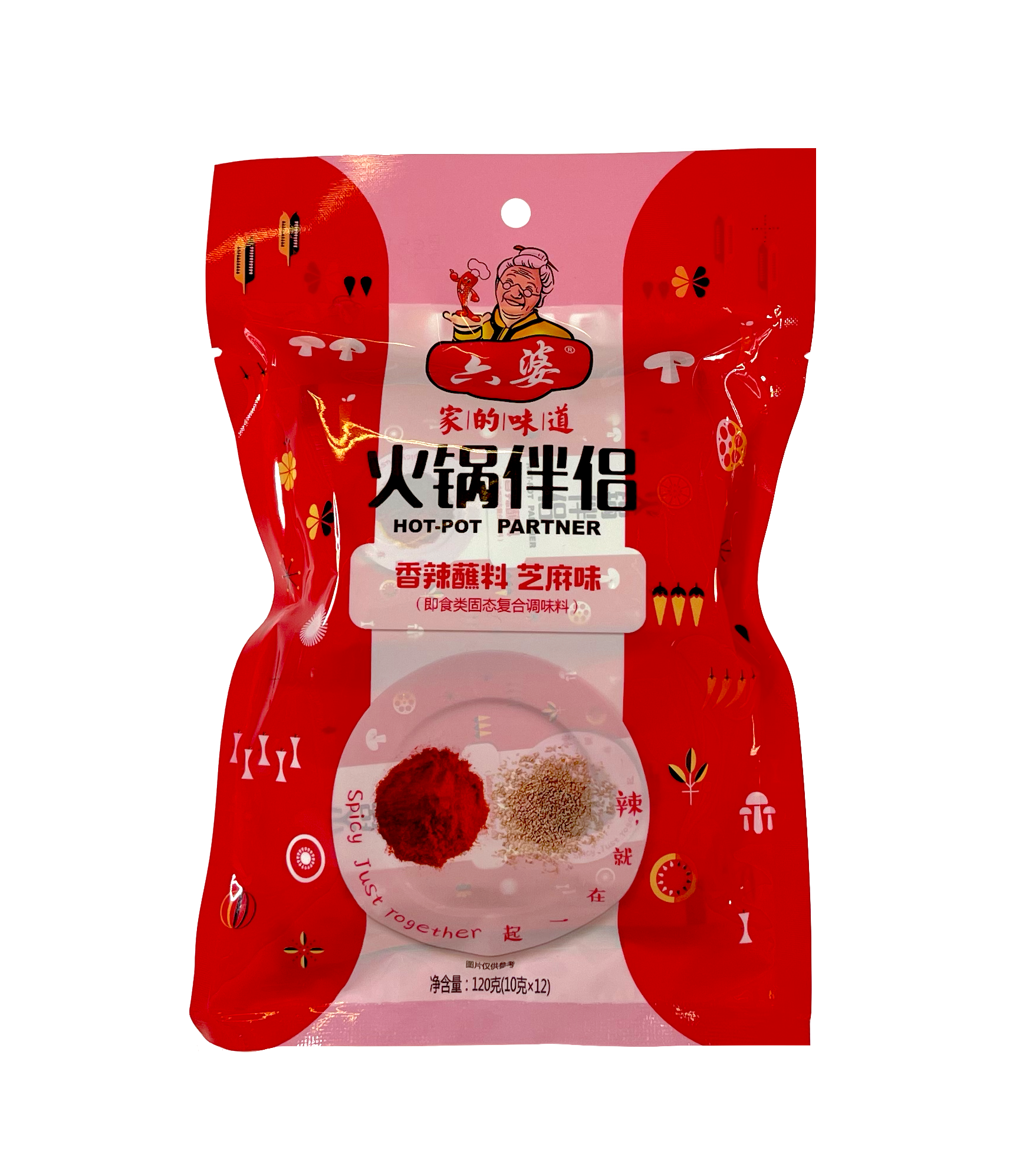 Chilipulver Med Sesam För Dipp 120g Liu Po Kina