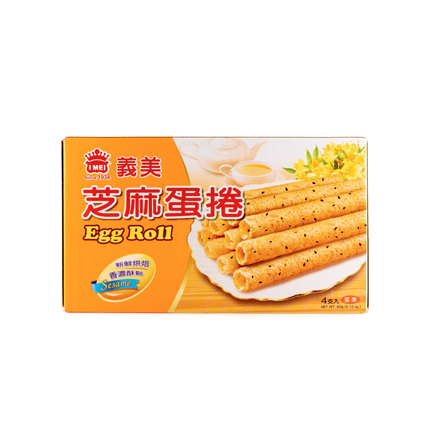 Äggrulle Med Sesam Smak 60g I-Mei Taiwan