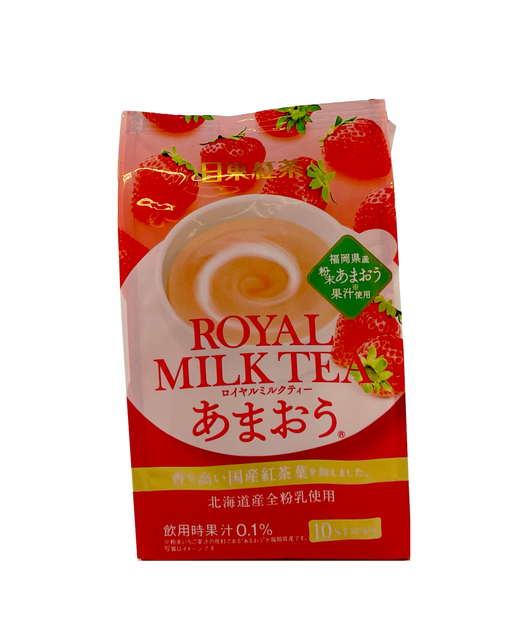 皇家即溶奶茶 草莓风味 140g Nitto 日本