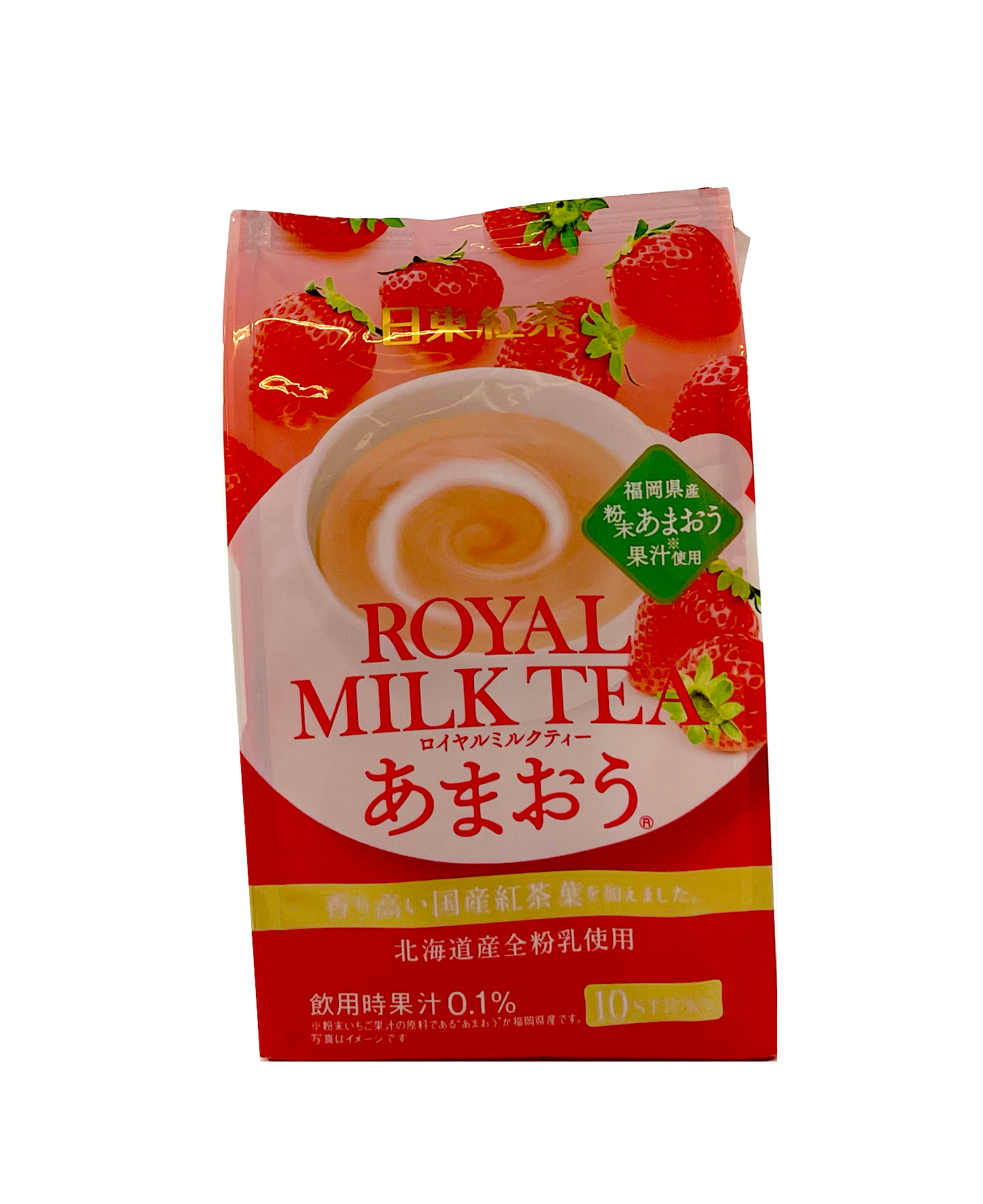 Snabb Royal Mjölk Te Med Jordgubb Smak 140g Royal Nitto Japan