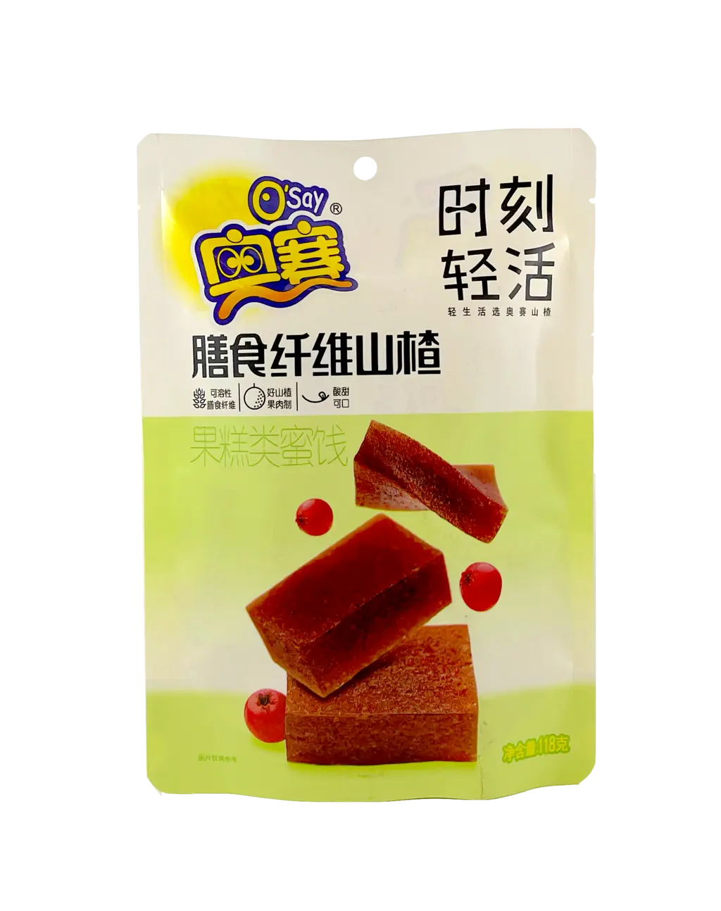 时刻清活 膳食纤维山楂 118g 奥赛 中国