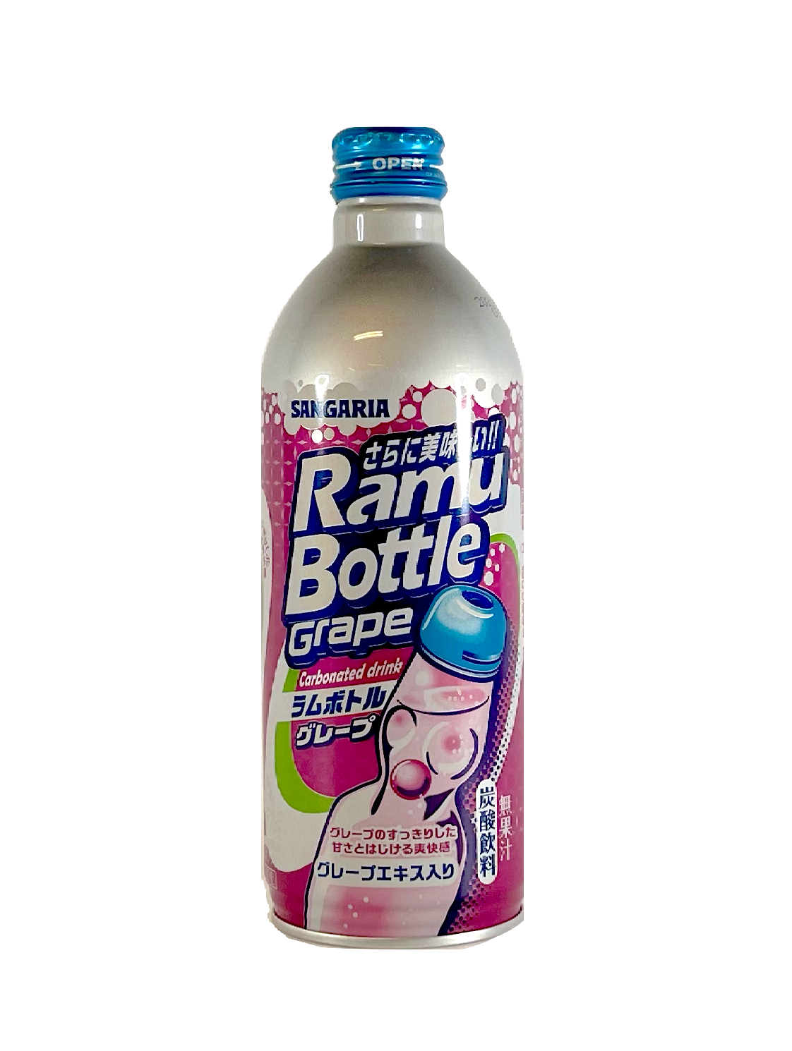 葡萄味 气泡水 500ml Sangaria 日本