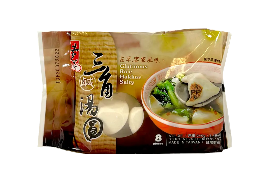 冷冻三角咸汤圆 240g 土包子 台湾