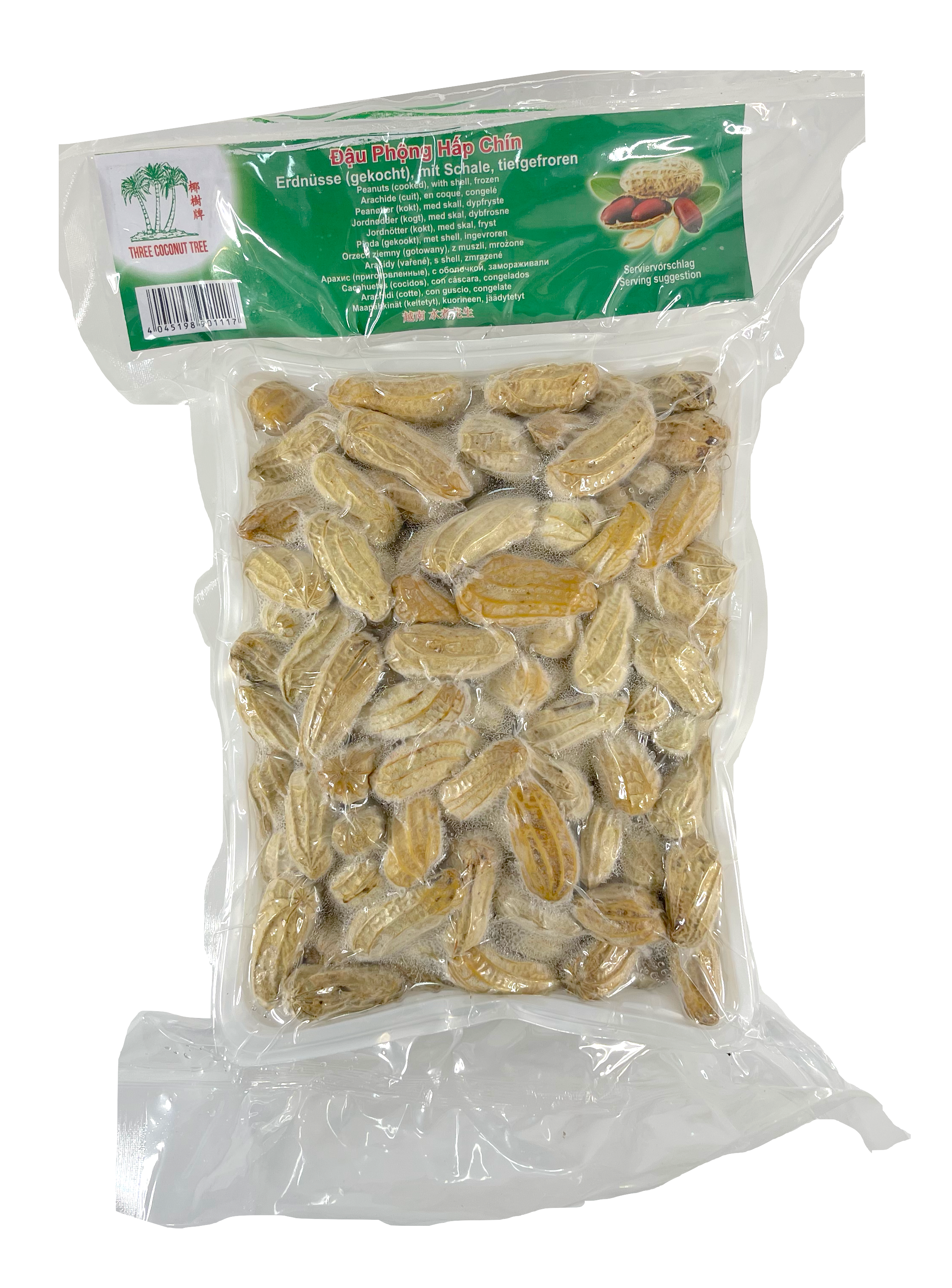 Jordnötter Kokta Fryst 500g - TCT Vietnam