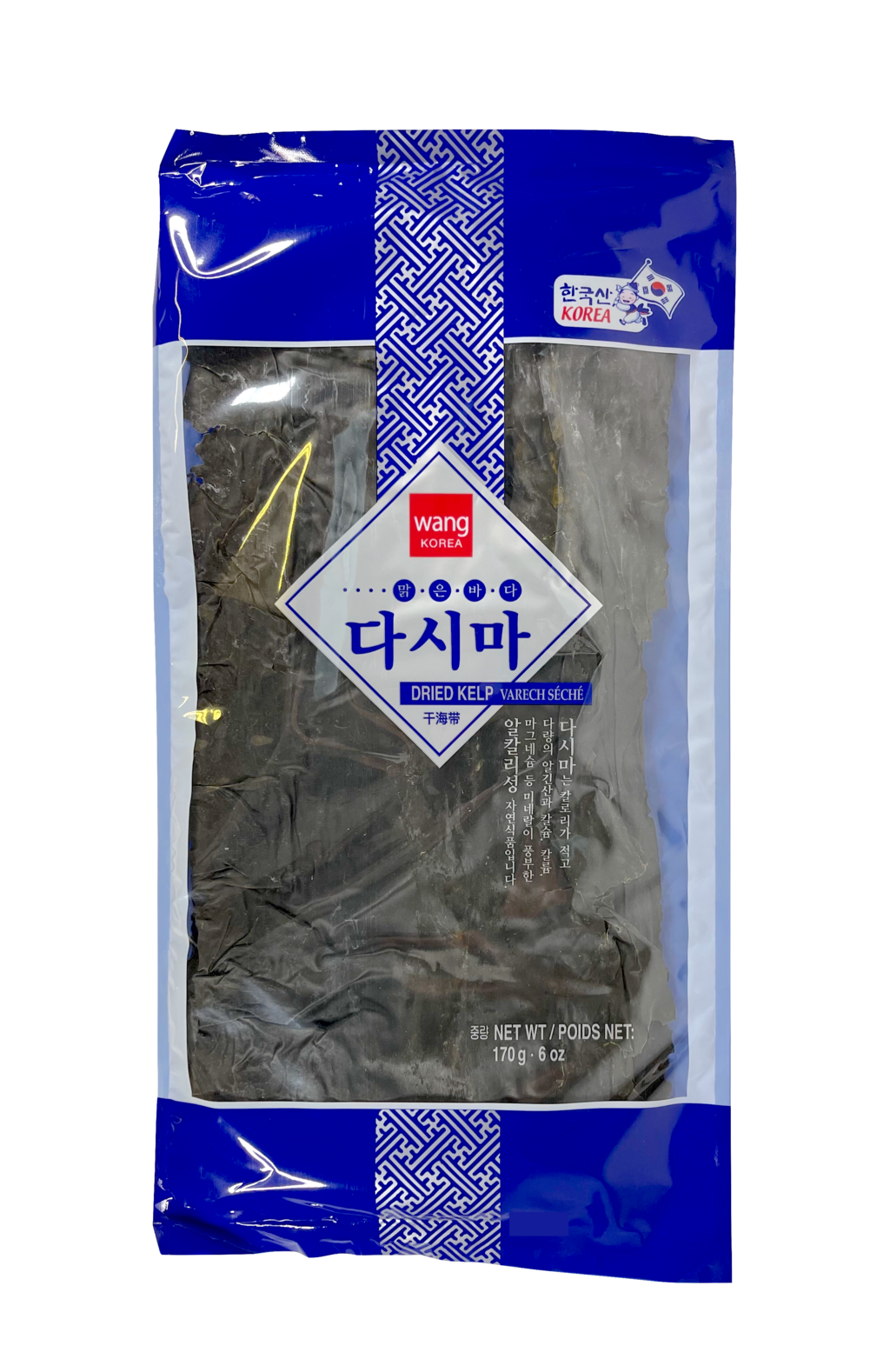 干燥海带片（Dashima）170g Wang 韩国
