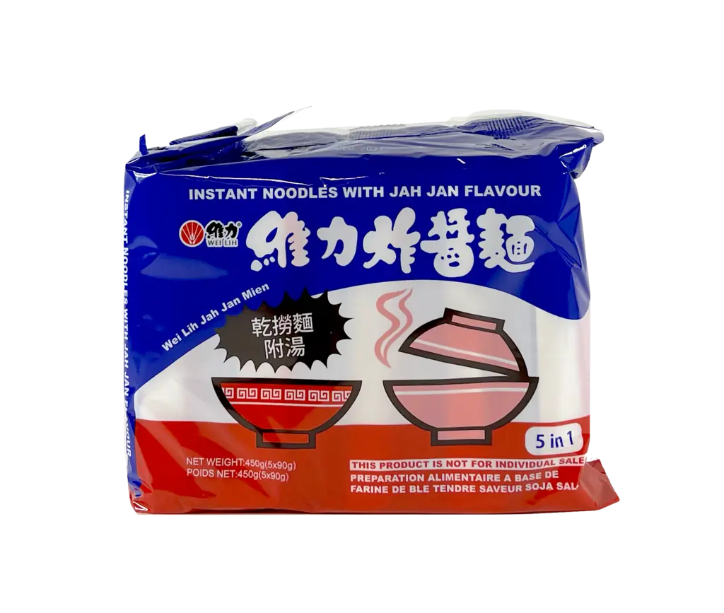 Instant noodles Jah Jan Flavour 90gx5Bags / Packet WeiLi TW