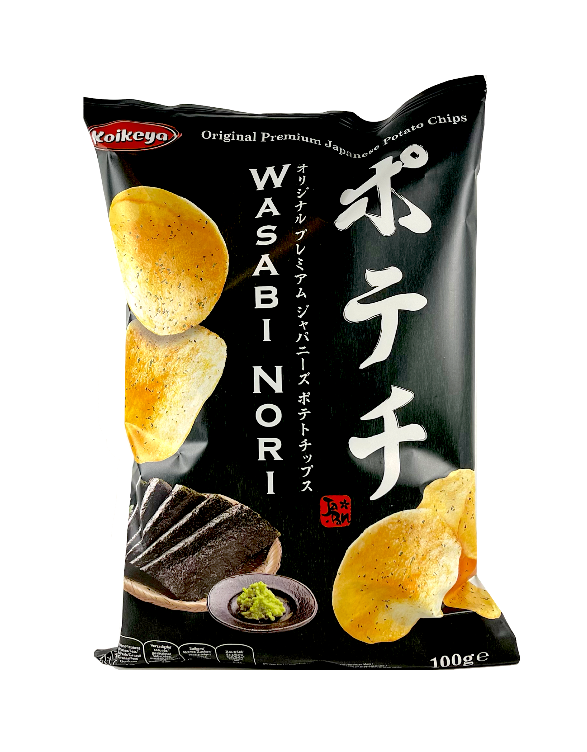 香脆薯片 芥末紫菜风味 100g Koikeya 日本