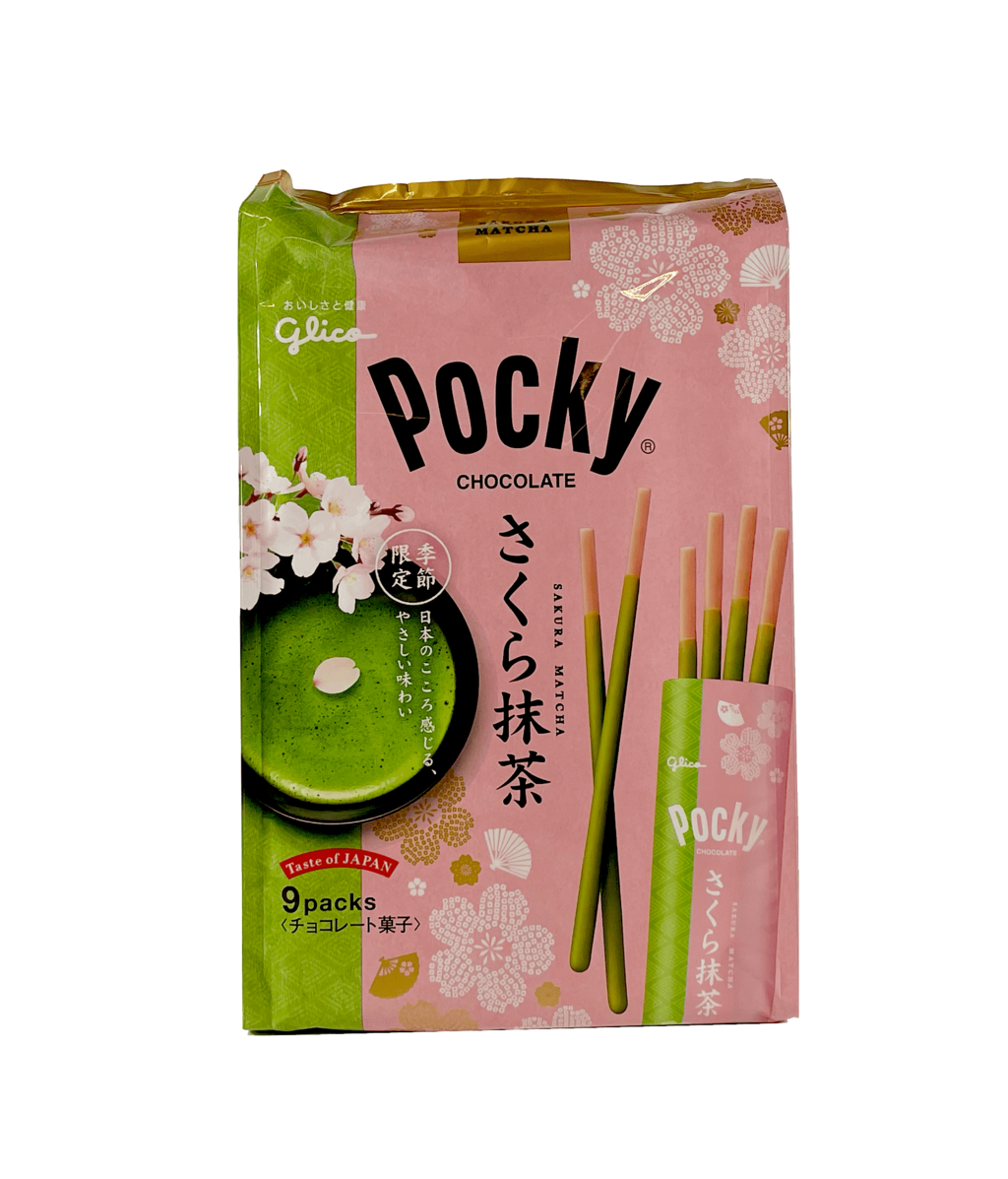 Pocky 樱花抹茶风味 114.3g日本
