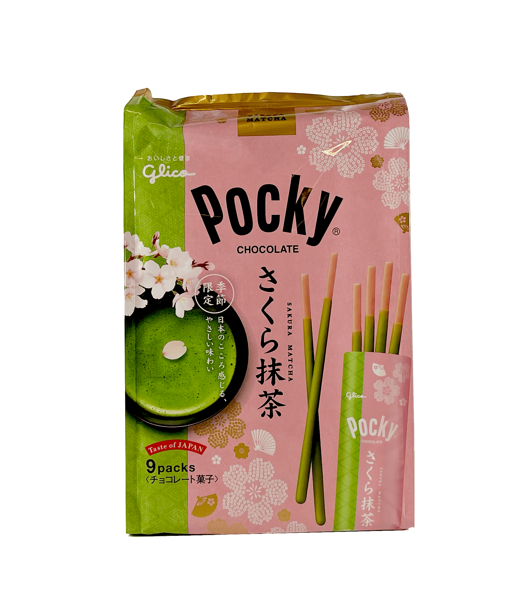 Pocky Sakura Matcha 114,3g Japan