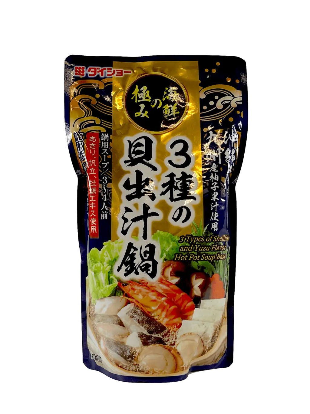 Hotpot Soppbas Skaldjur/Yuzu Smak 750g DAISHO Japan