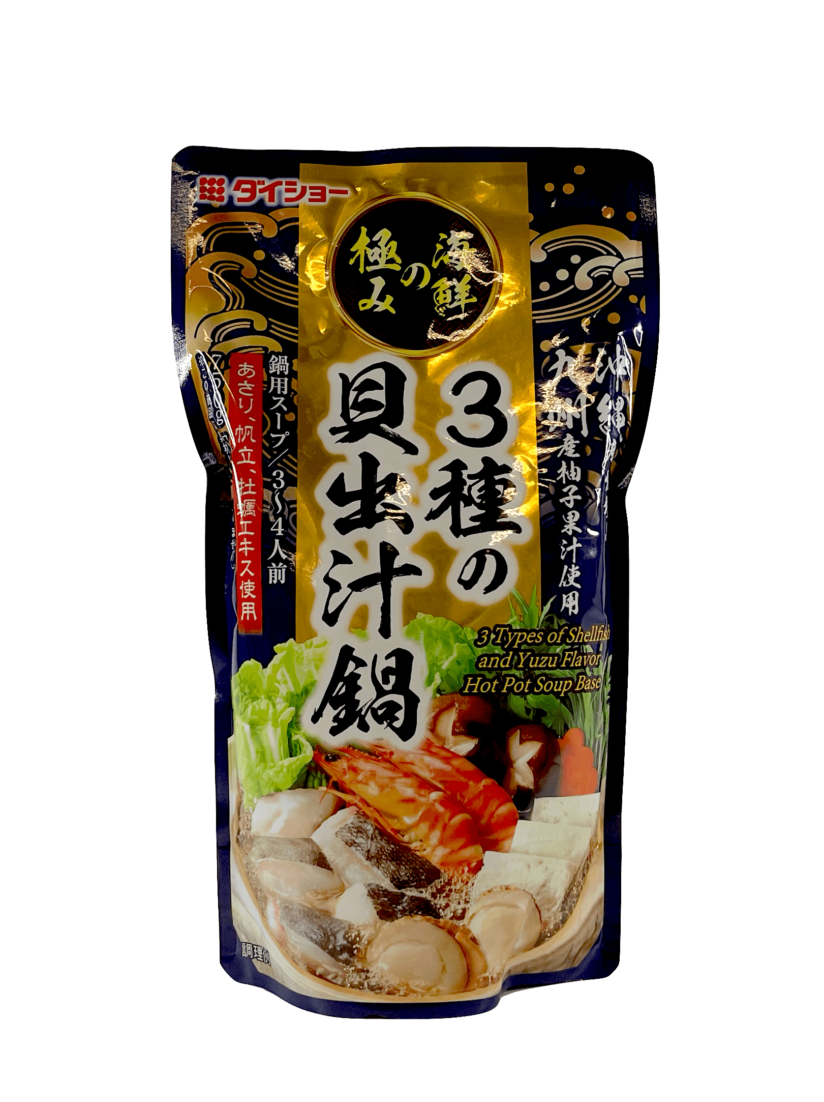 Hotpot Soppbas Skaldjur/Yuzu Smak 750g DAISHO Japan