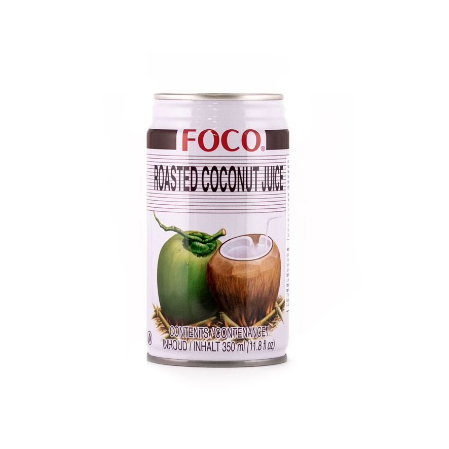 Kokosjuice Rostad Pulp 350ml Foco Thailand