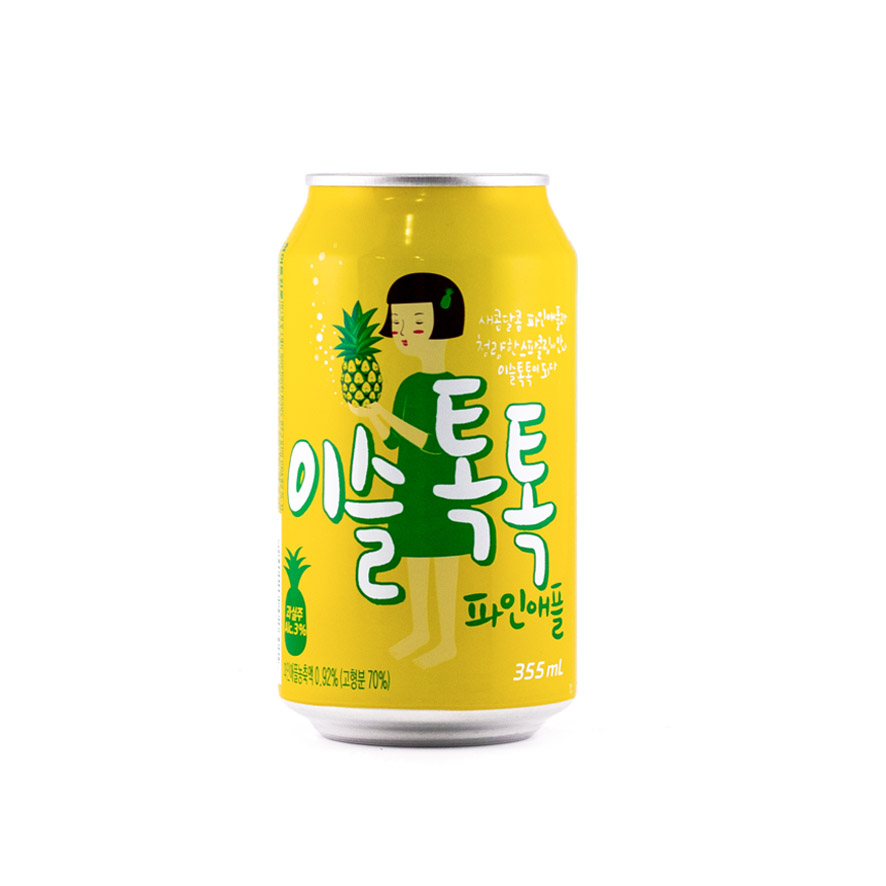 微醺 菠萝酒 3% 355ml Tok Tok 韩国