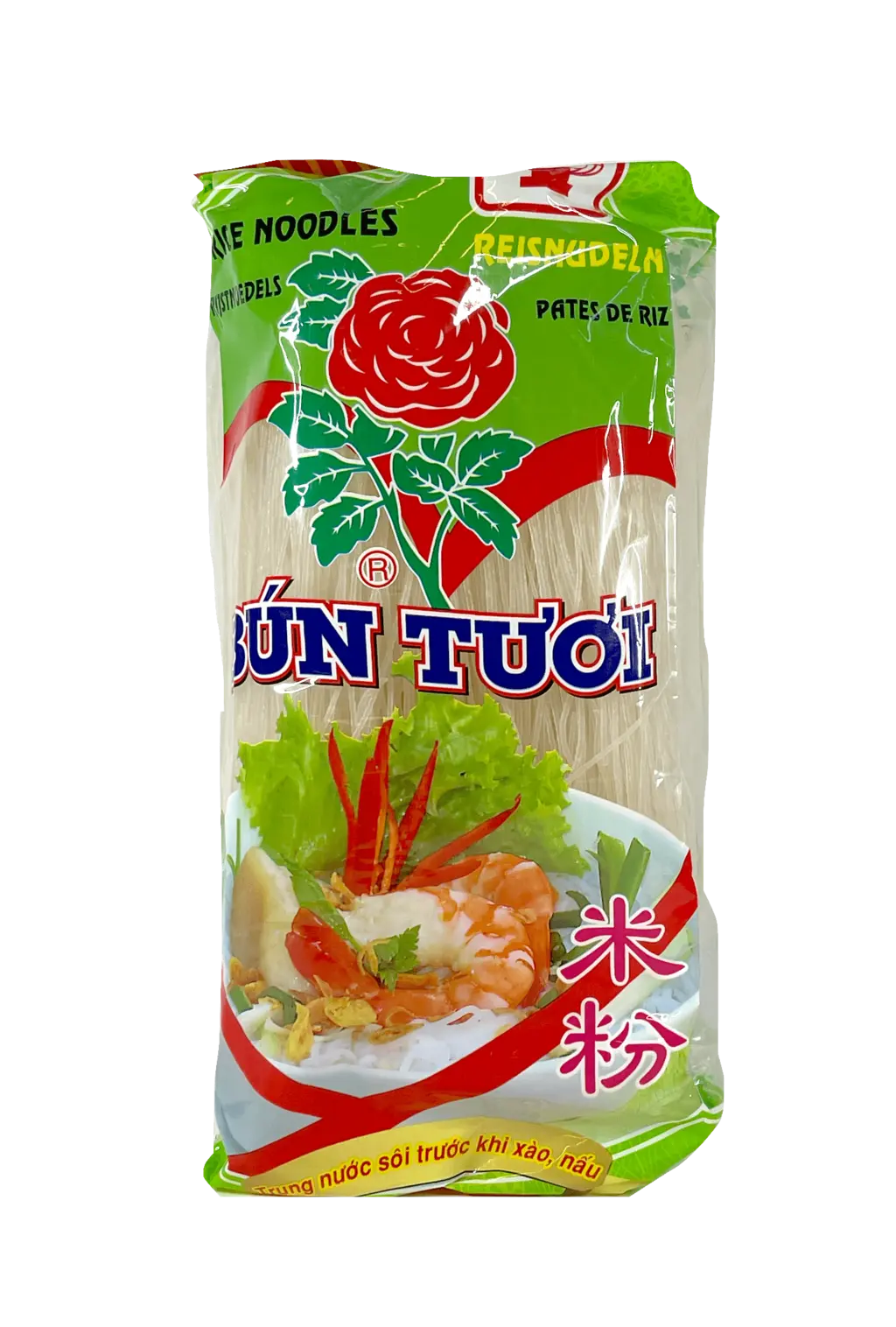 Risnudlar Bun Bo Hue 400g - Rödros Vietnam