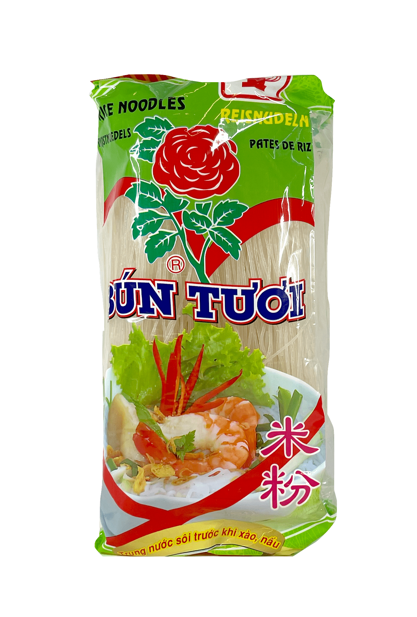 Risnudlar Bun Bo Hue 400g - Rödros Vietnam