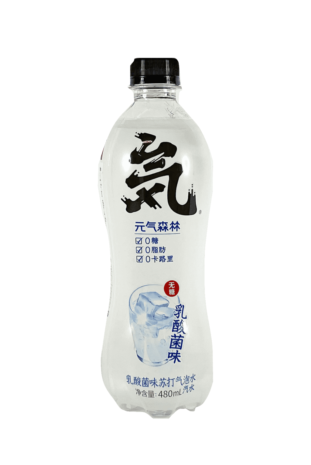 Kolsyrat Vatten Med Laktobacillus Smak 480ml/Flaska Yuan Qi Sen Lin Kina