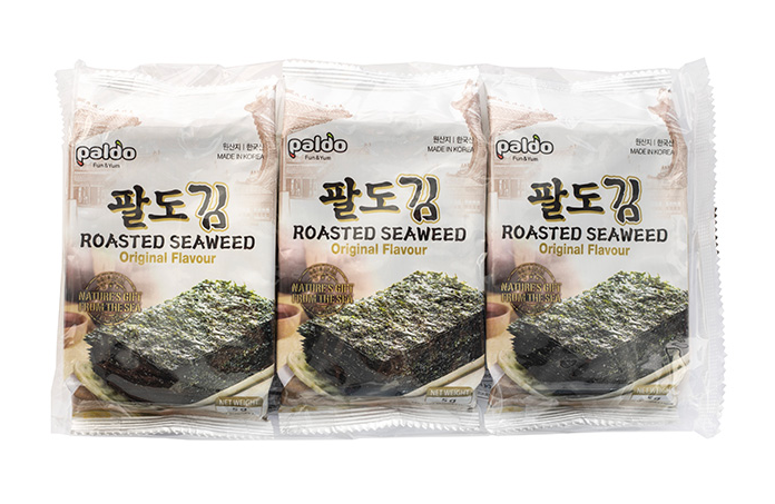 Crispy Seagrass Roasted (5gx3pcs) Paldo Korean