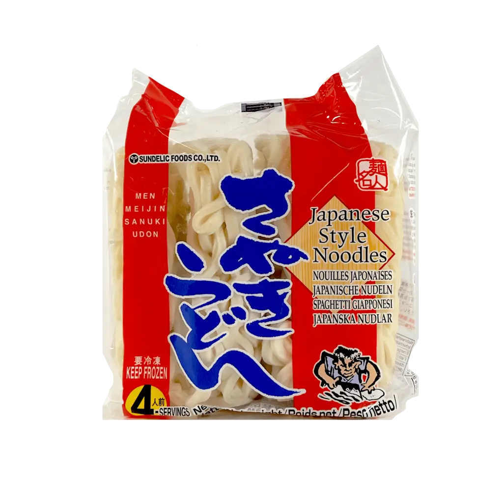 Udon Fryst 1kg (4pc) Sundelin Sanusi Japan
