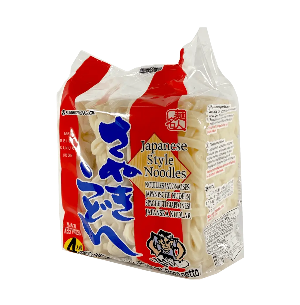 Udon Fryst 1kg (4pc) Sundelin Sanusi Japan