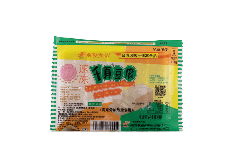 Defried Layered Beancurd Fryst 400g Dean Fa Kina