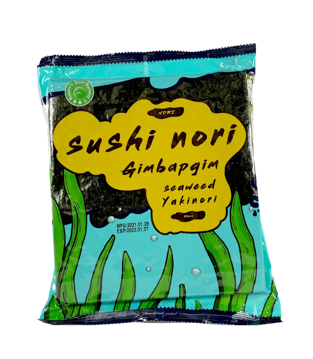 Noriblad För Sushi Rulle 115g (50st Blad/Påse)  NBH Korean