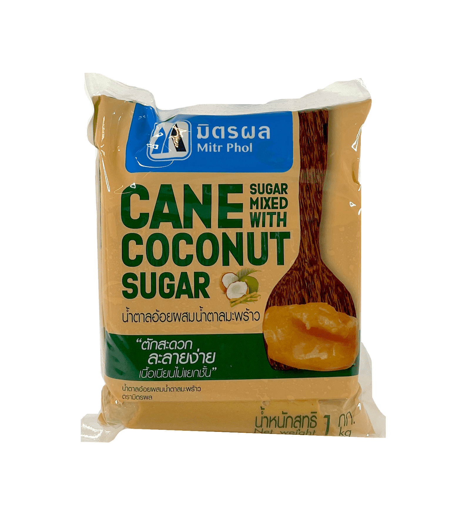 Kokosnöt Socker 1 kg Mitr Phol Thailand