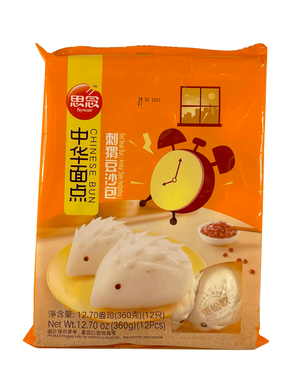冷冻 刺猬豆沙包 360g - 思念 中国