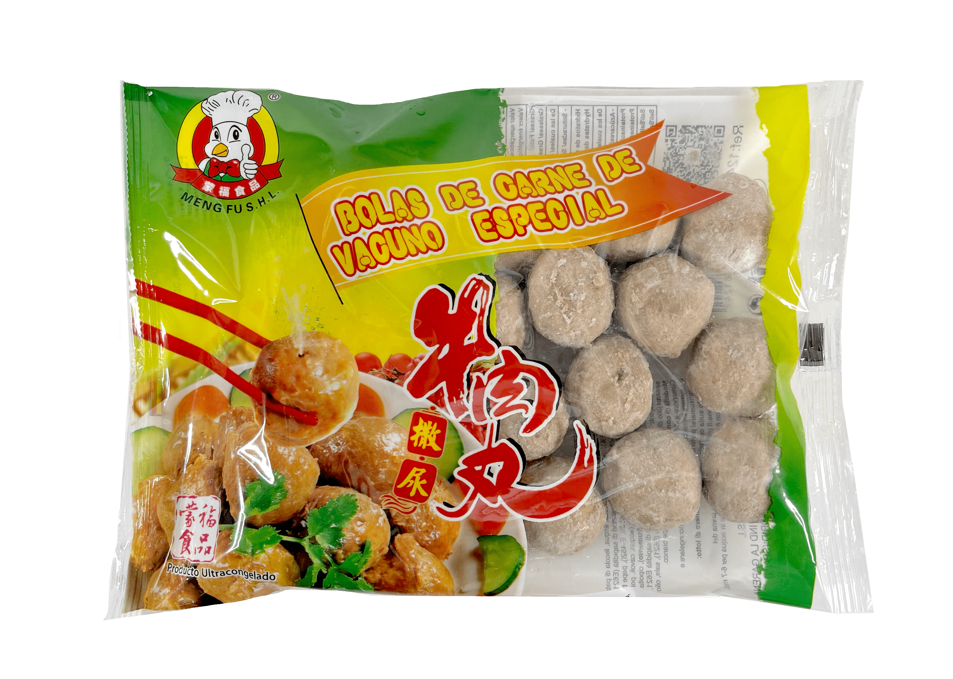 Köttbullar Fryst 360g SNNRW Meng Fu Spanien