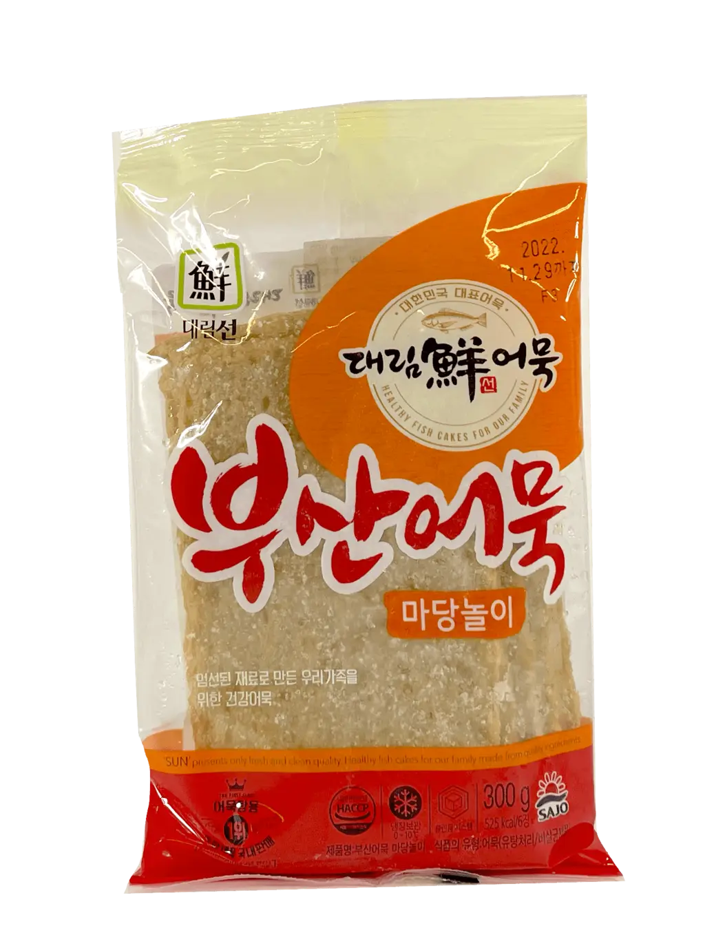 Fish Cake Frozen 300g - Sun Korean