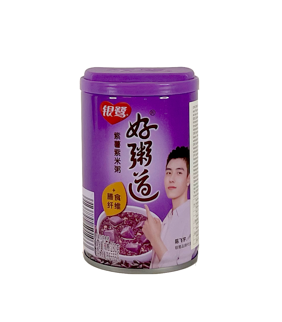 Congee Purple Potato/Black Rice 280g Yin Lu Chinav