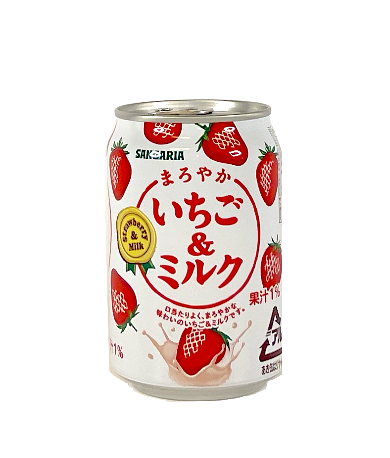 草莓牛奶 风味饮料 275ml Sangaria 日本