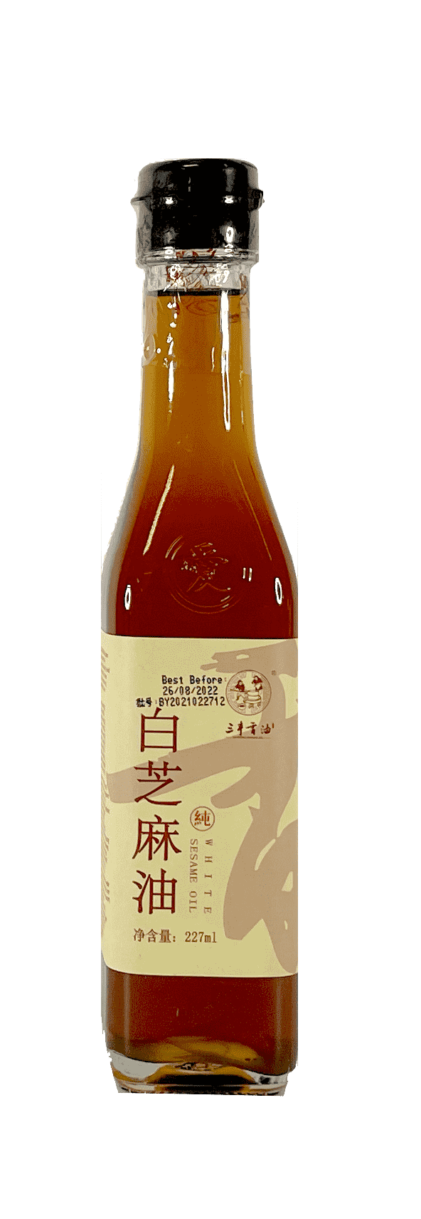 白芝麻油 227ml 三丰 中国