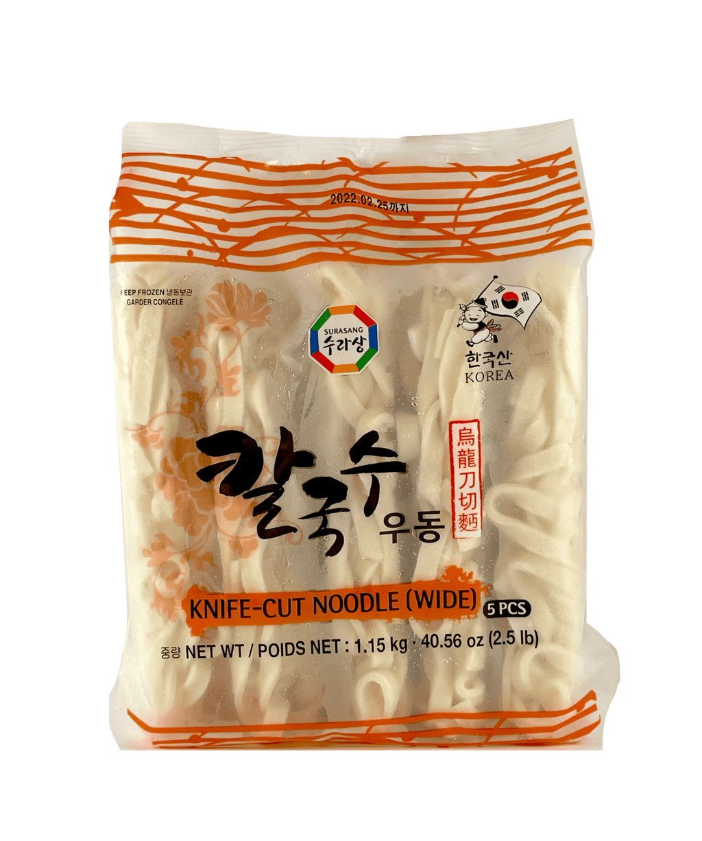 Nudlar Knife-Cut Fryst 1,15kg Wang Korea