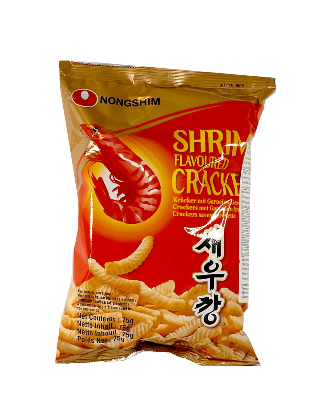 Snacks Shrimp Cracker 75g Nongshim Korea