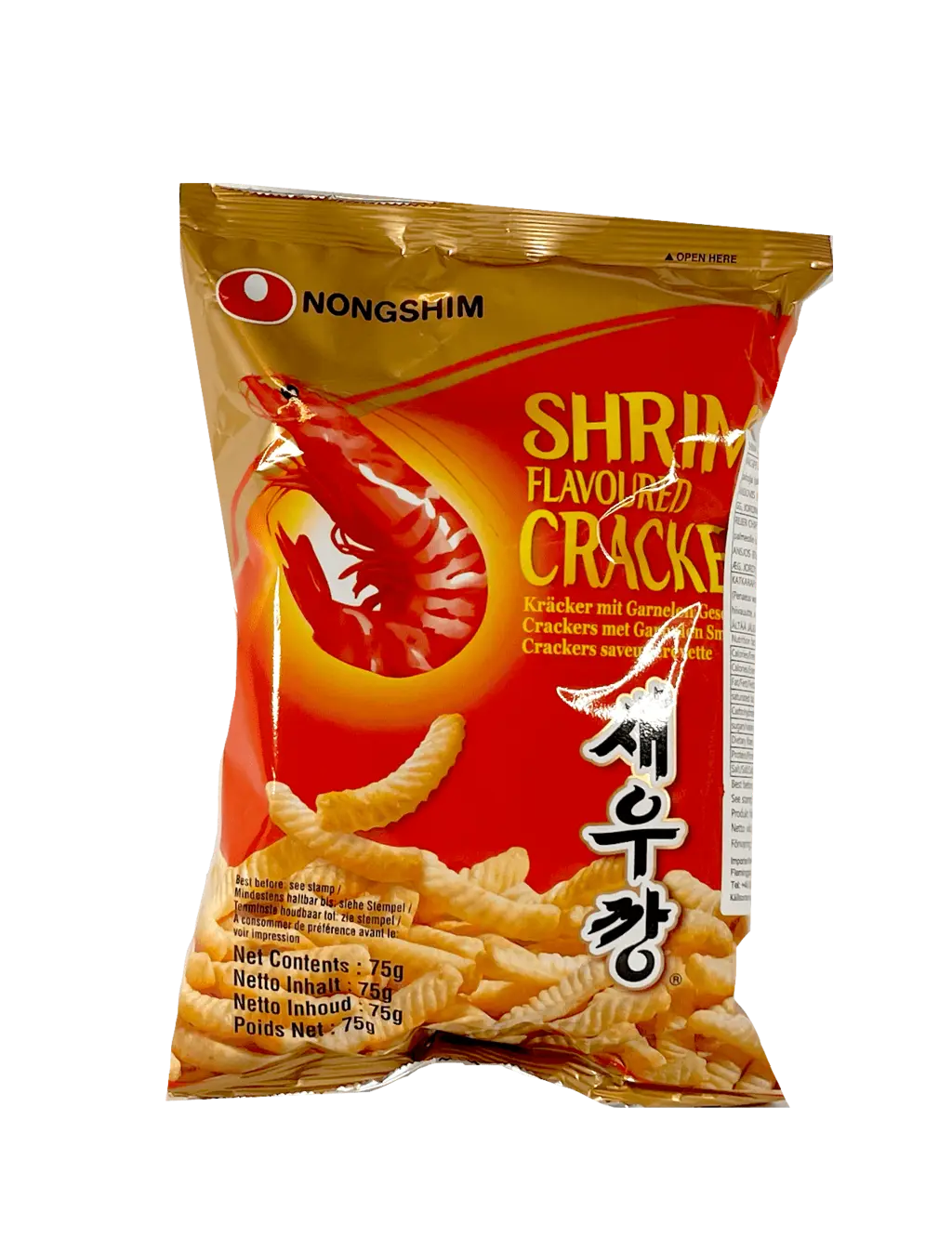 Snacks Shrimp Cracker 75g Nongshim Korea