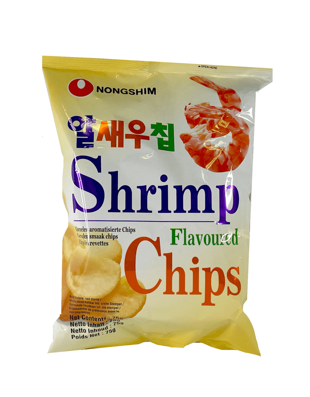 Snacks Shrimp Chips 75g Nongshim Korea