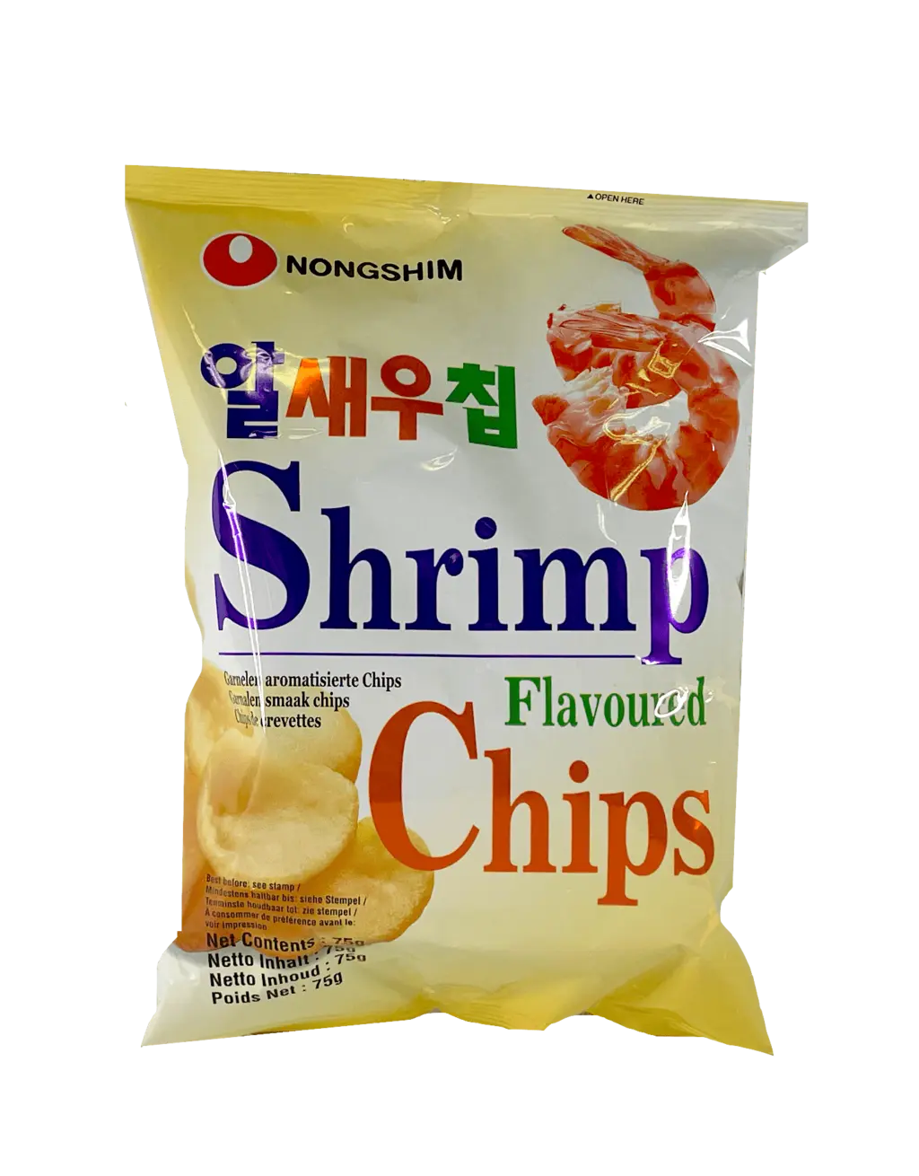 Snacks Shrimp Chips 75g Nongshim Korea