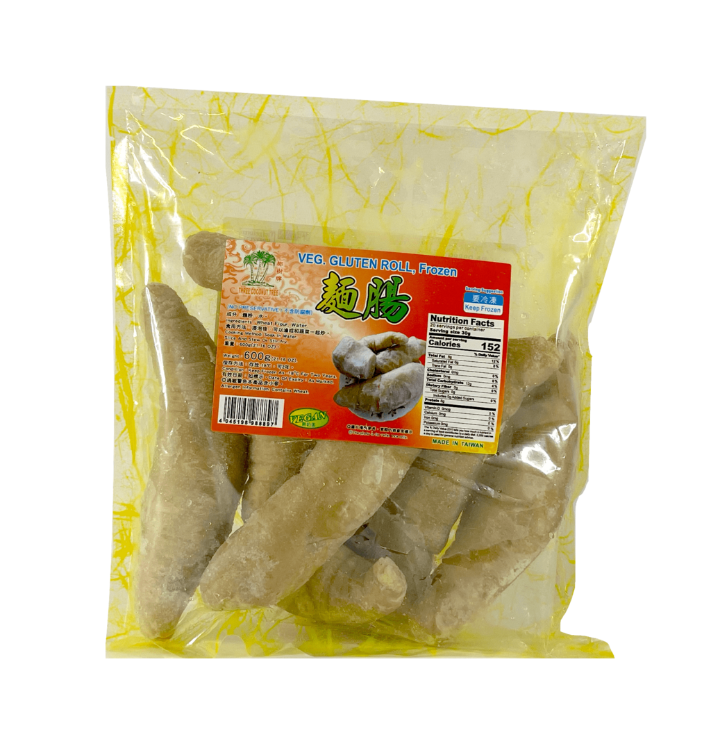 Vegansk Gluten Rullar Fryst 600g TCT Taiwan