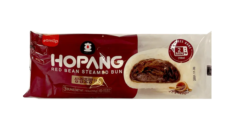 Steamed Bread With Red Bean Pasta Filling Frozen 255g Samlip Korea
