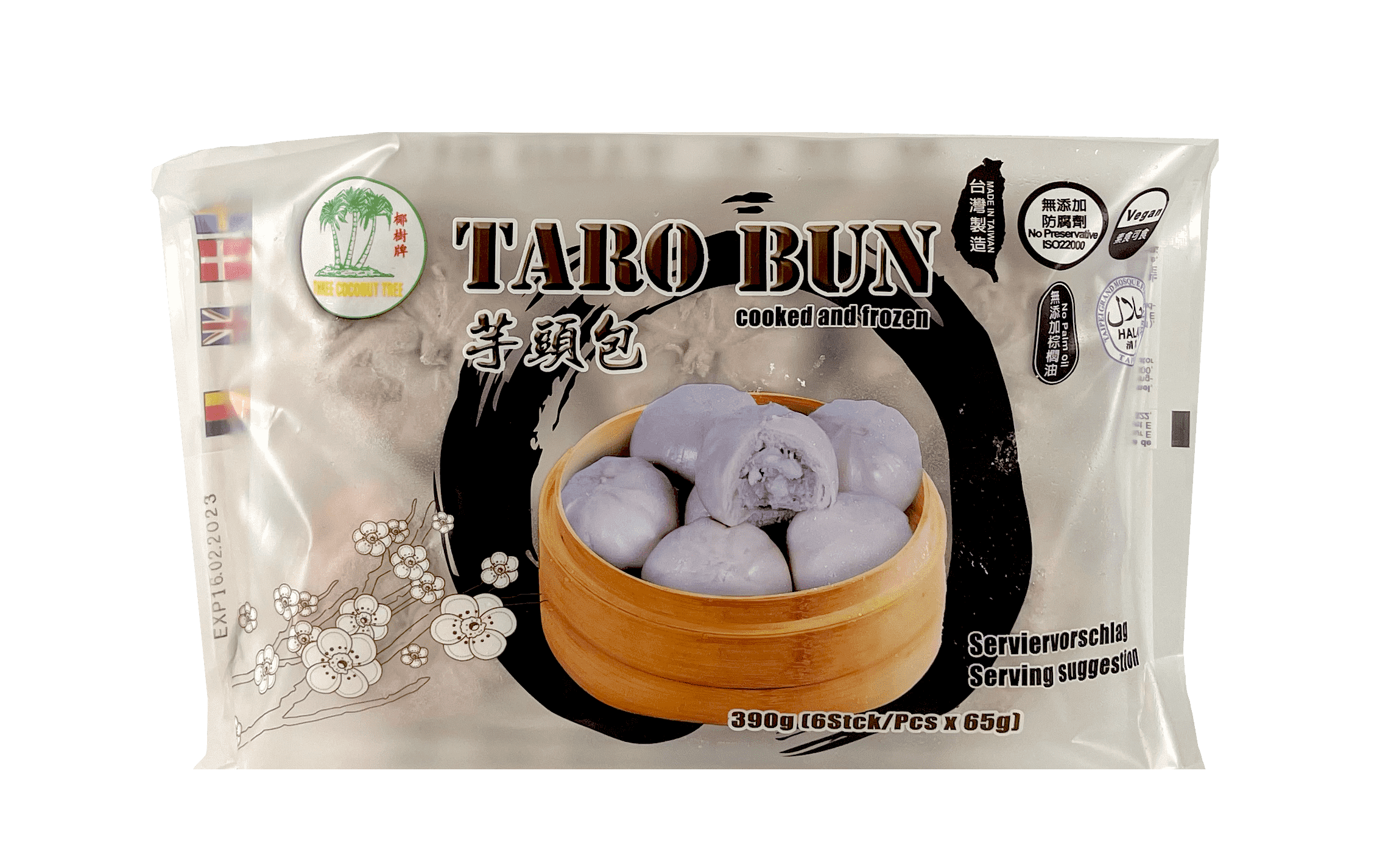 Steamed Bread With Taropasta Frozen 390g TCT Taiwan