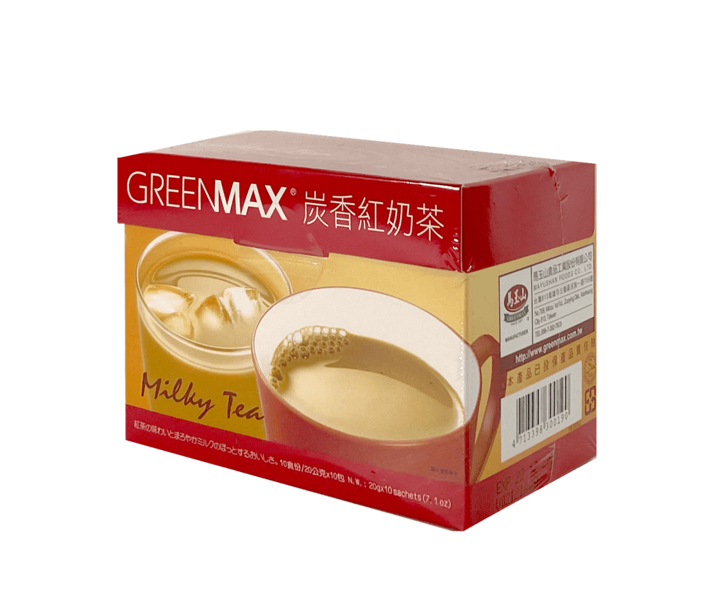 Mjölkpulver Svart Te 20gx10st/ask Green Max Taiwan
