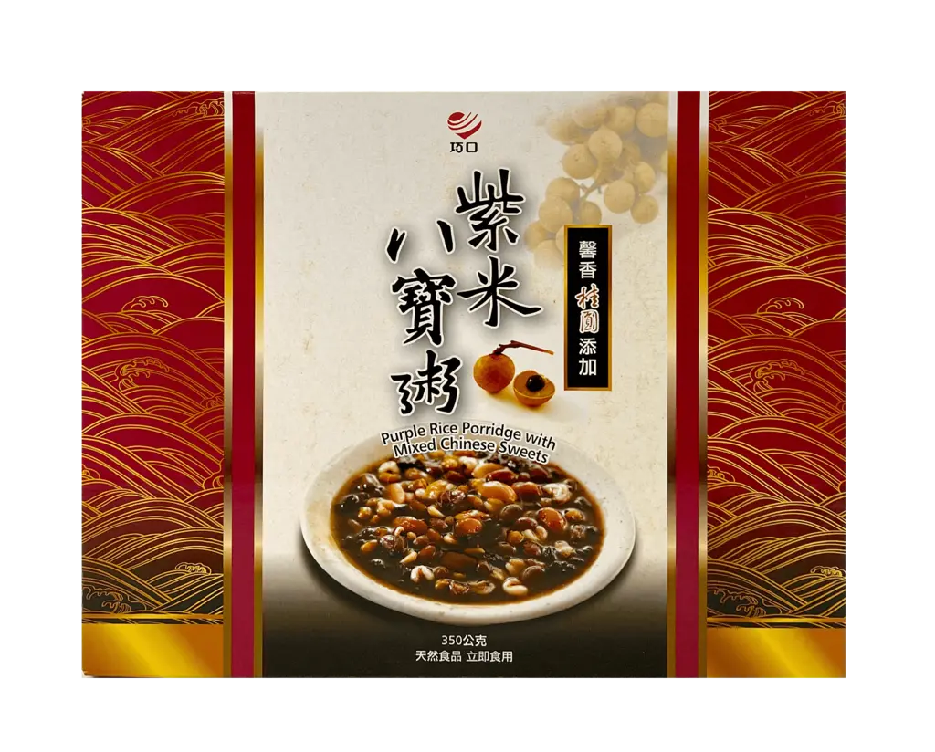 Purple Rice Porridge 350gX12ST Chiao Kuo Taiwan