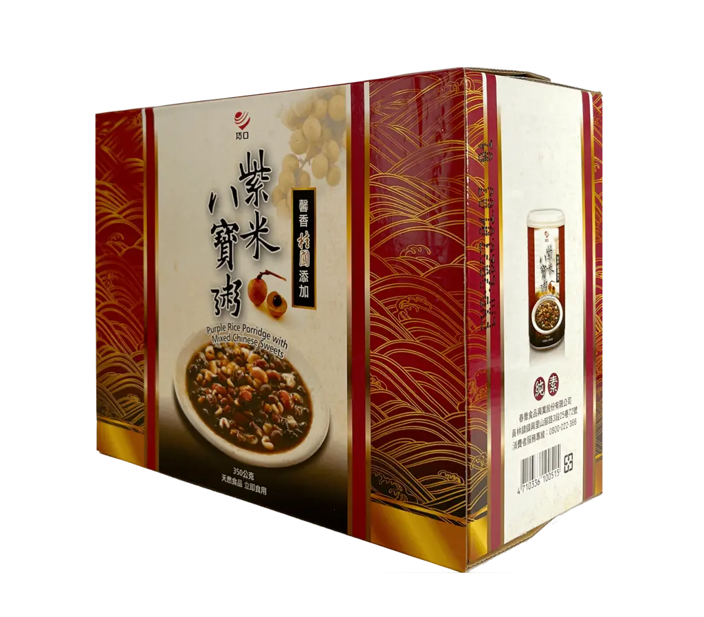 Purple Rice Porridge 350gX12ST Chiao Kuo Taiwan