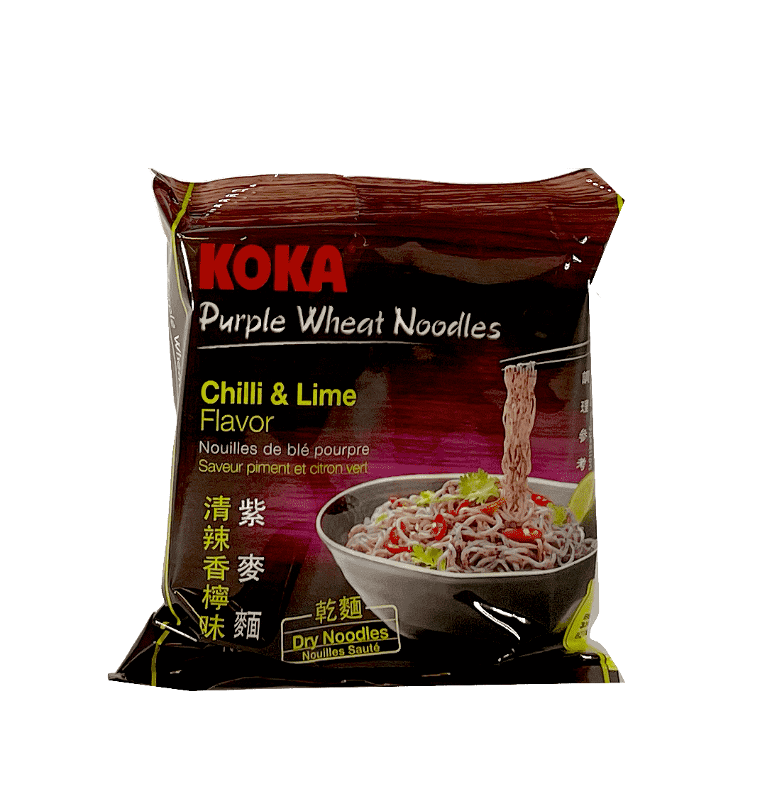 Instant Noodles With Chili / Lime Flavor 60g Koka Signapore